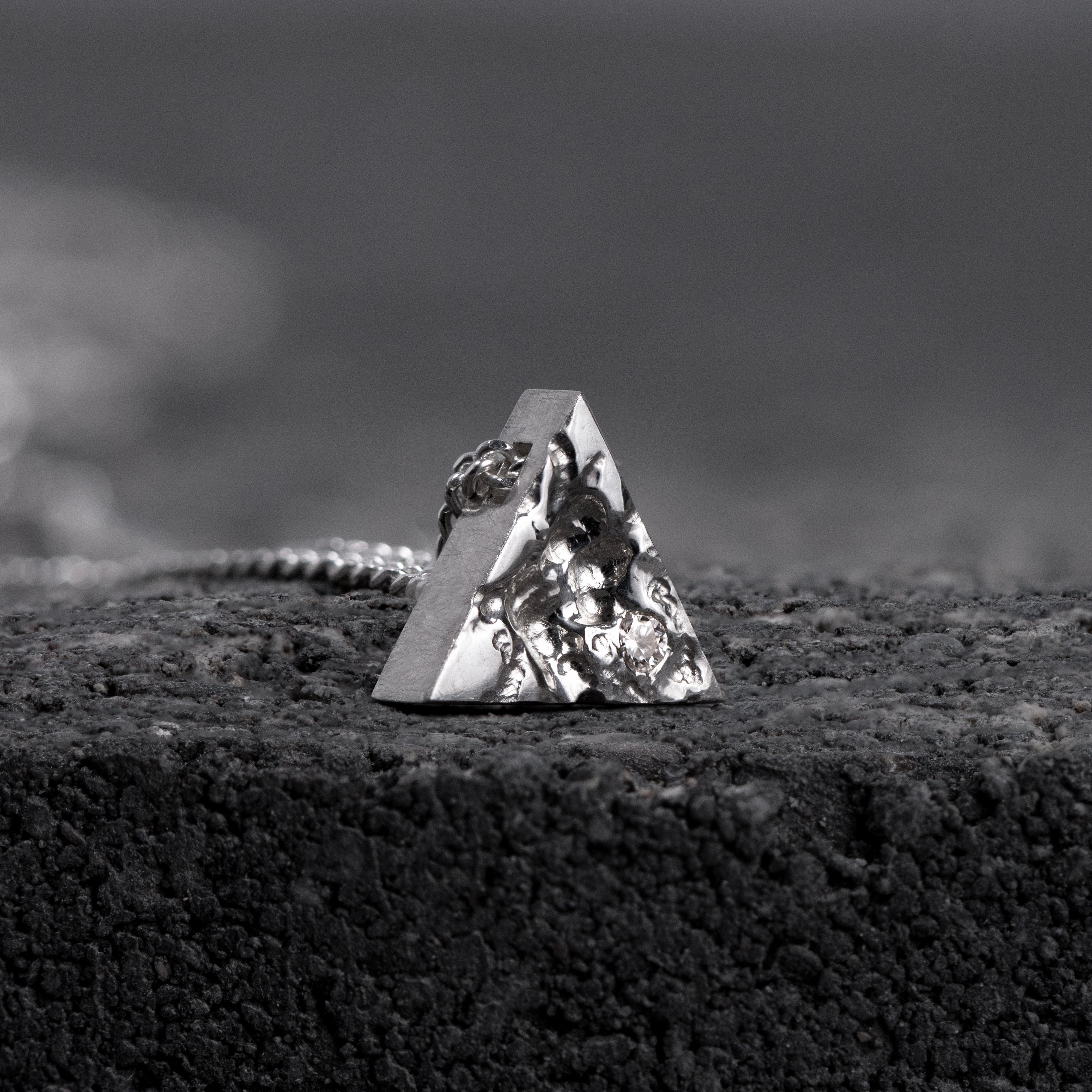 Diamond Eroded Apex Pendant