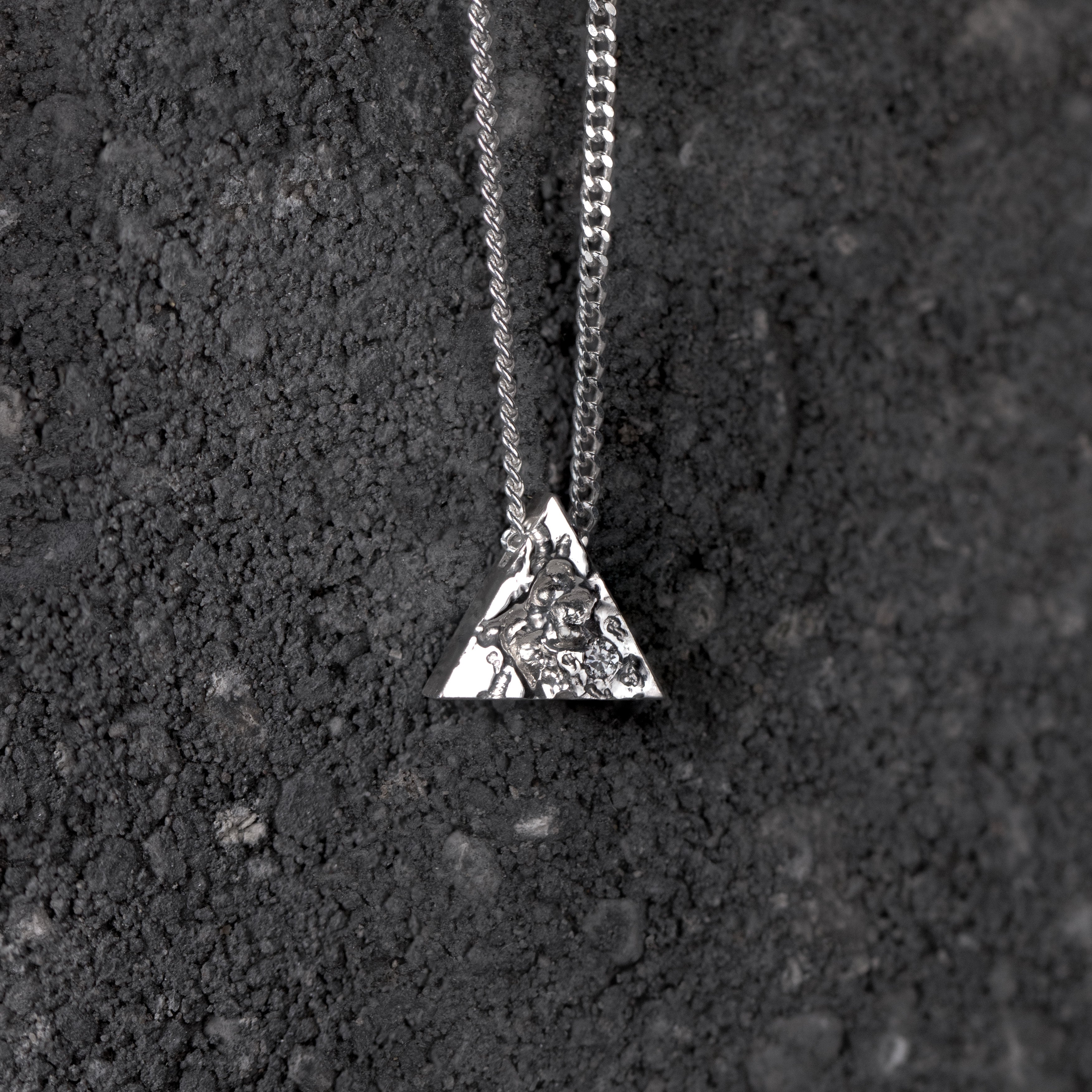 Diamond Eroded Apex Pendant