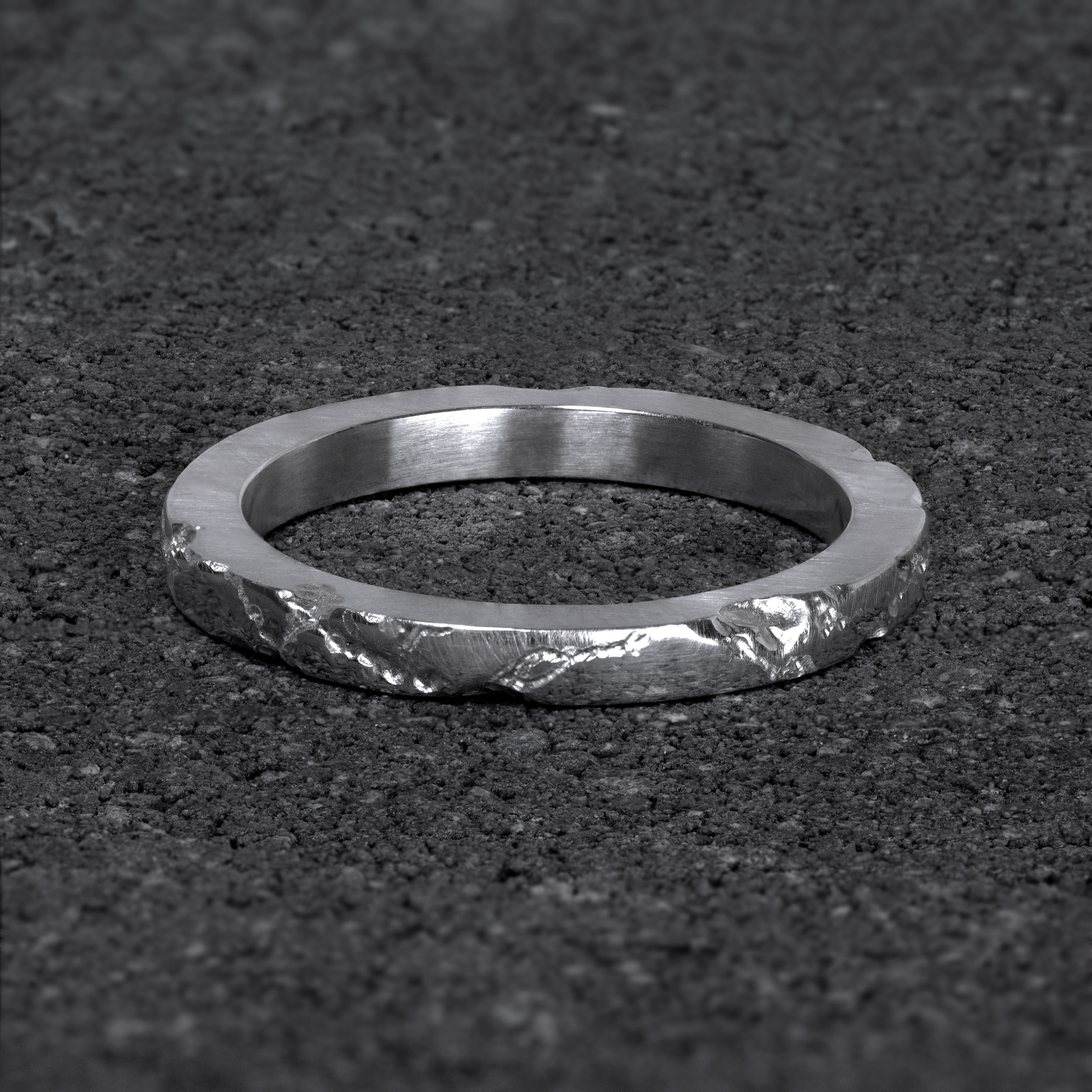 Eroded Band Ring