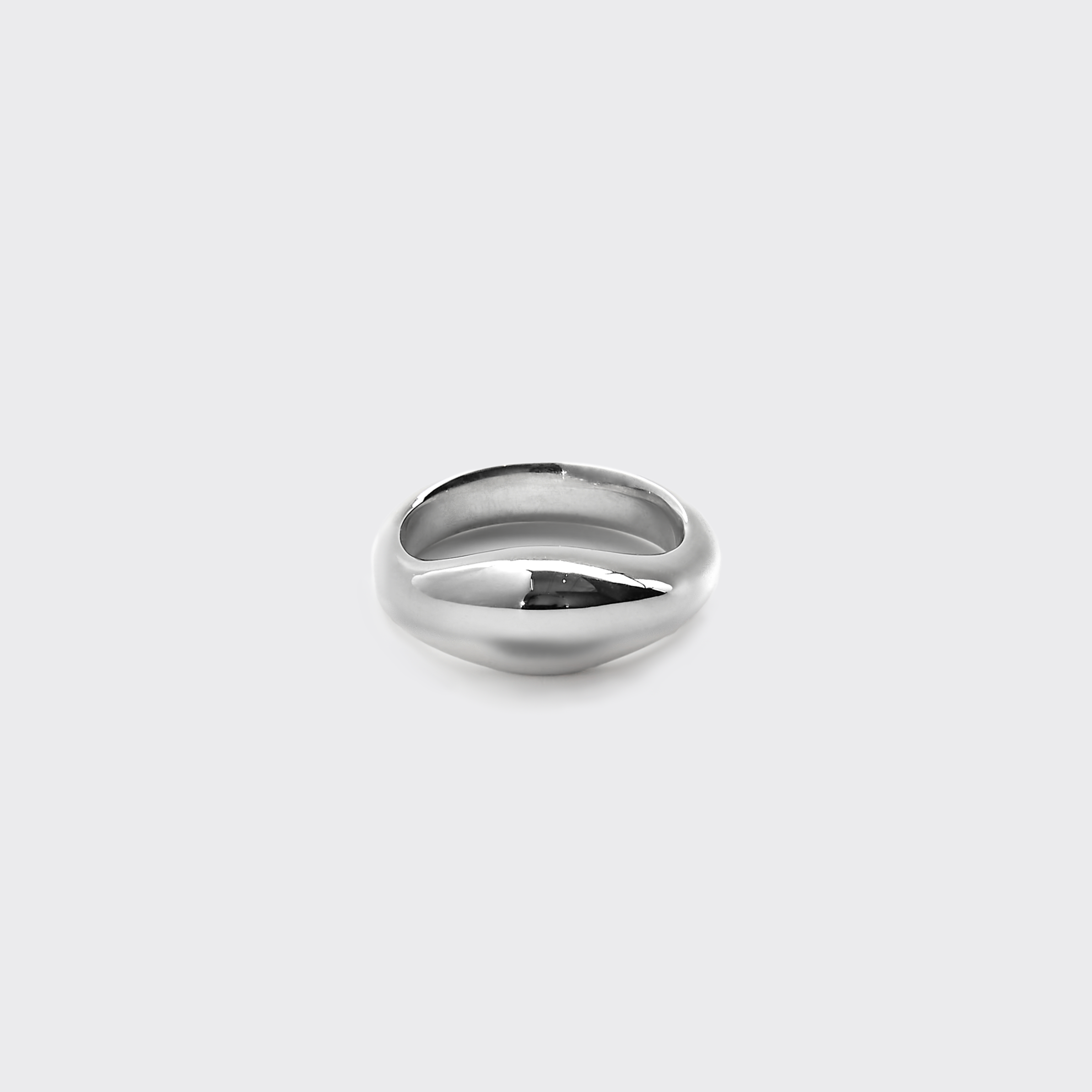 Domed Hollow Ring