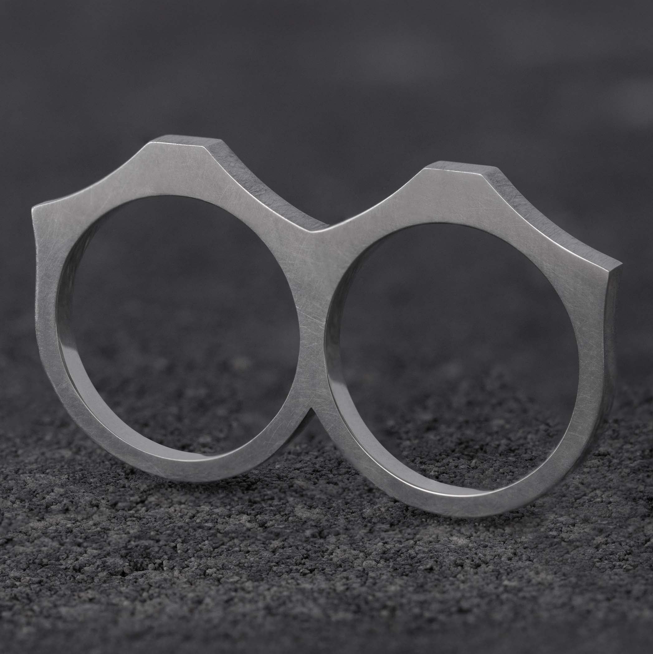 Ratio Double Finger Ring