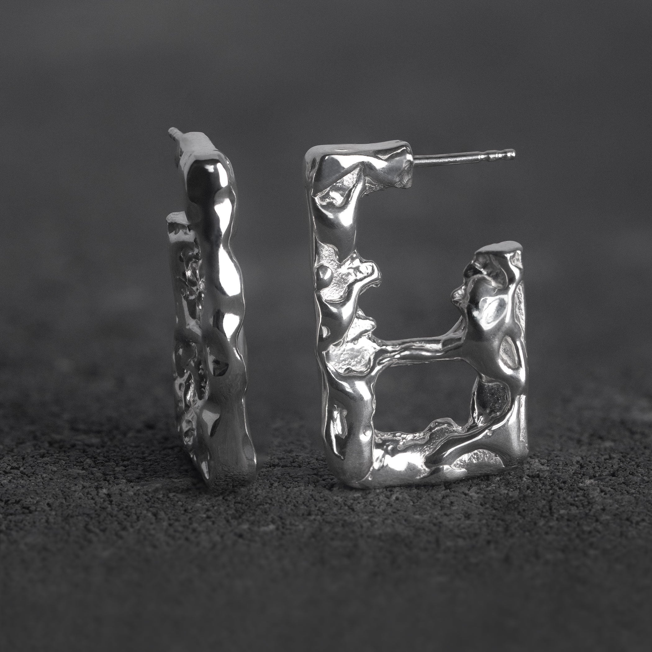 Soft Matrix Retangular Earring